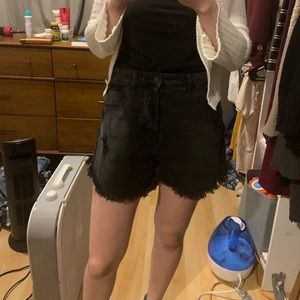 Wild Fable Black Jean Shorts